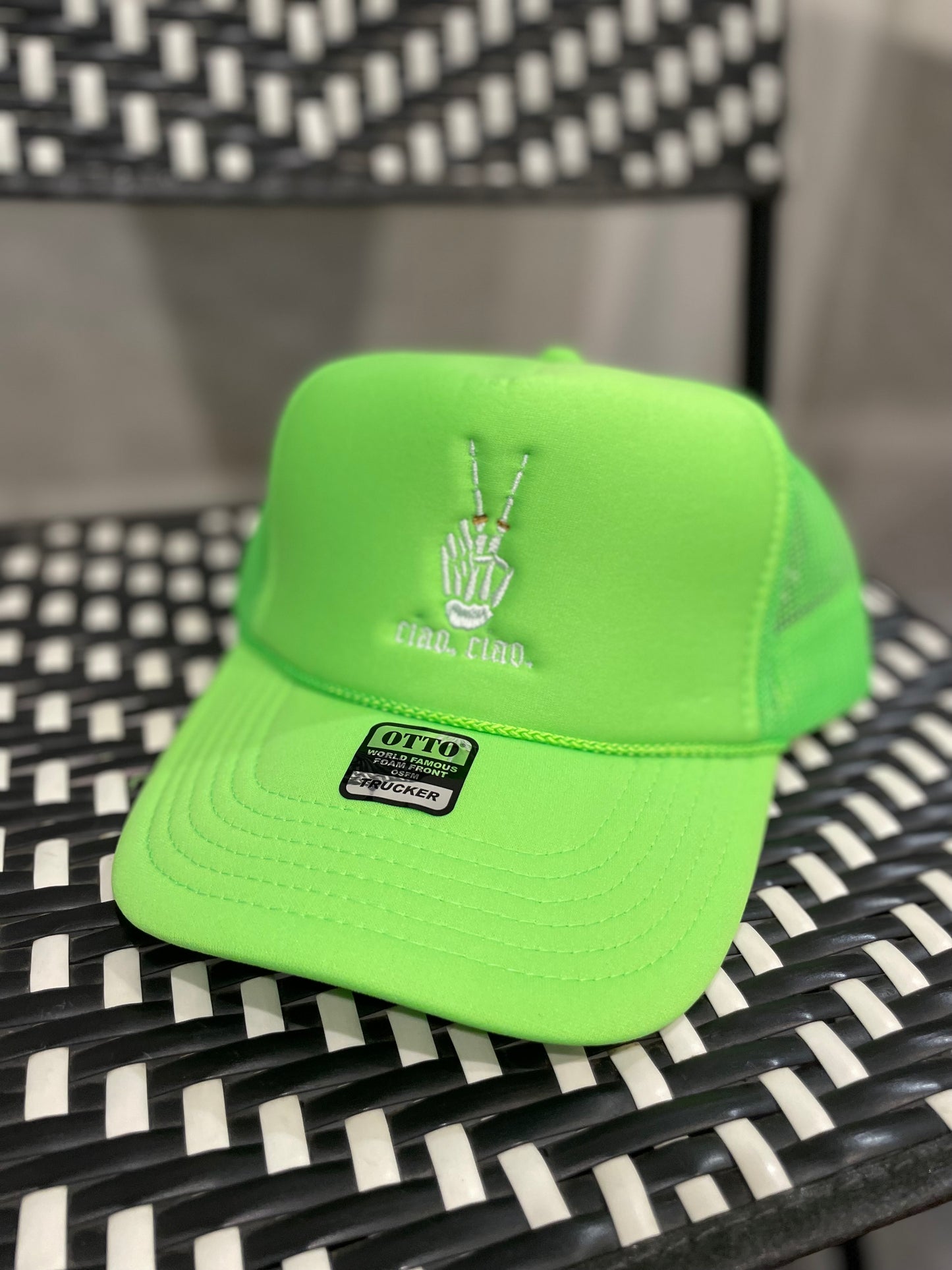 ciao. ciao. summer energy hat.