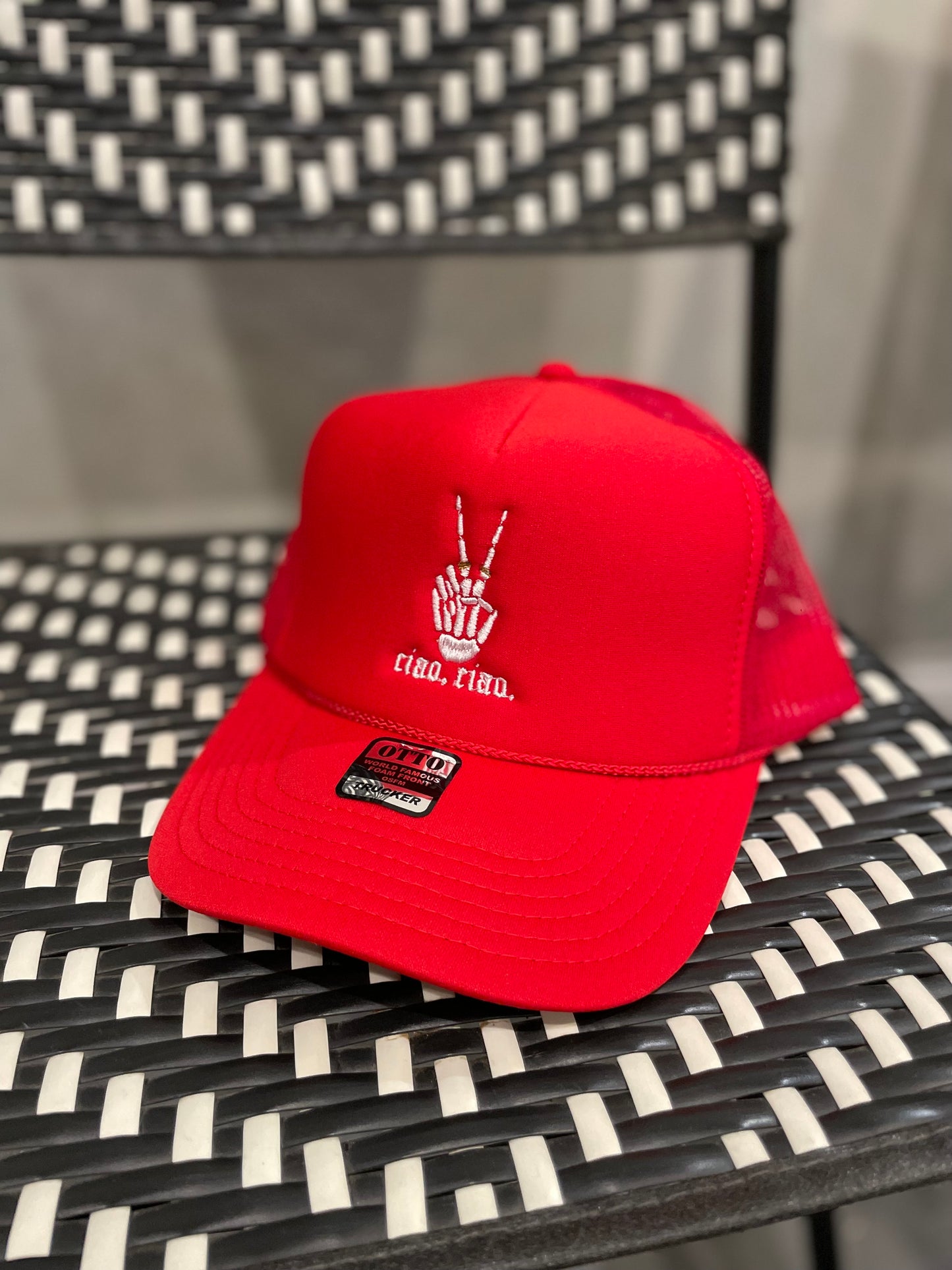 ciao. ciao. summer energy hat.