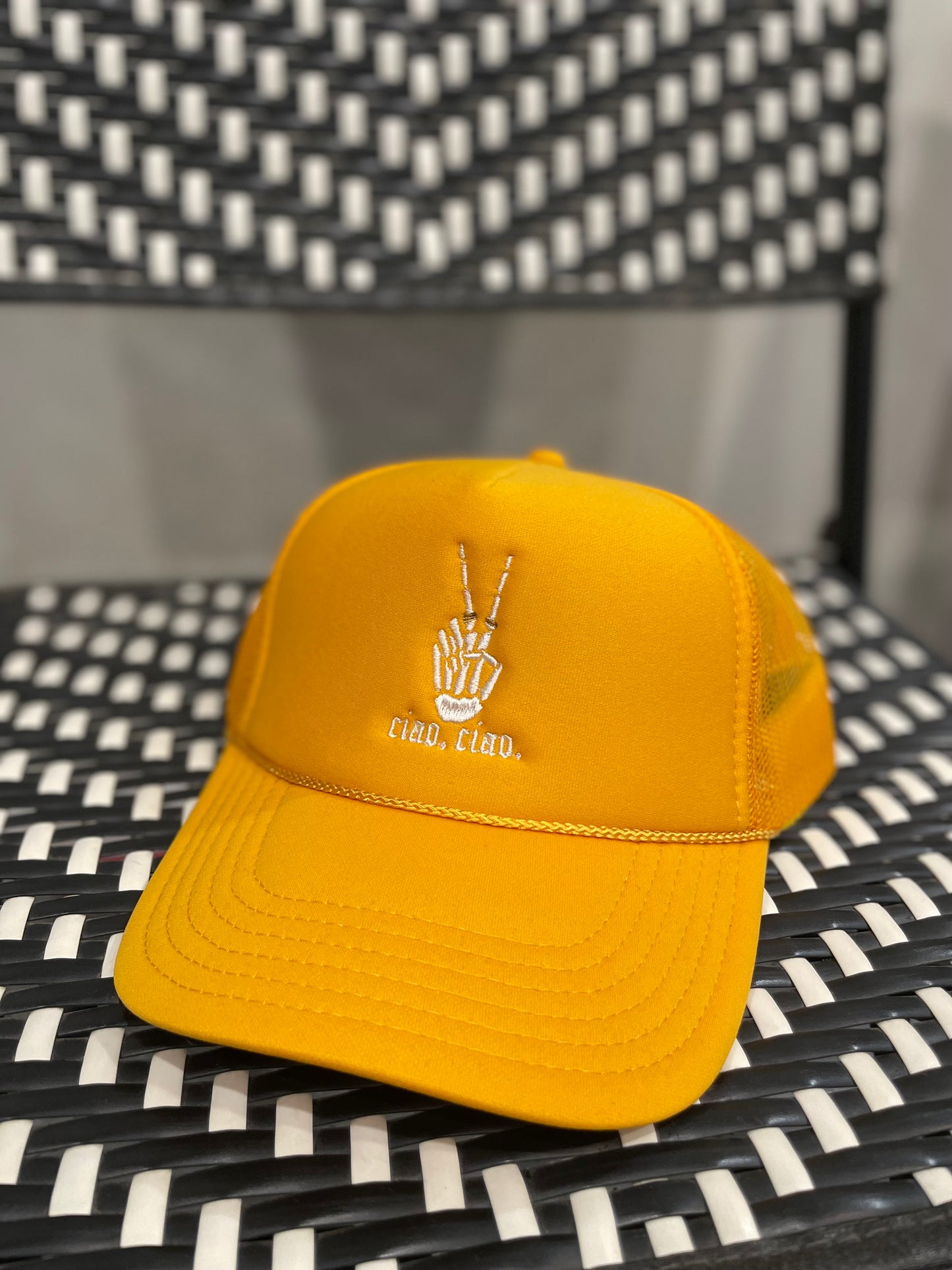 ciao. ciao. summer energy hat.