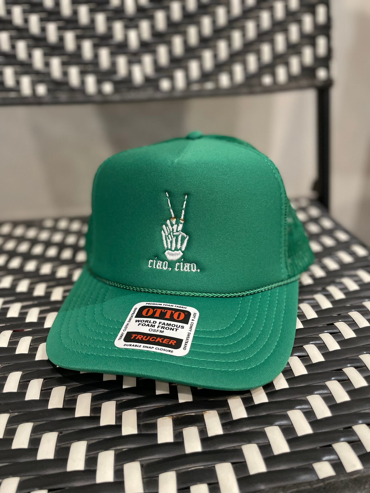 ciao. ciao. summer energy hat.
