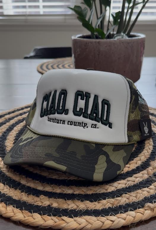 ciao. ciao. social hour foam hat