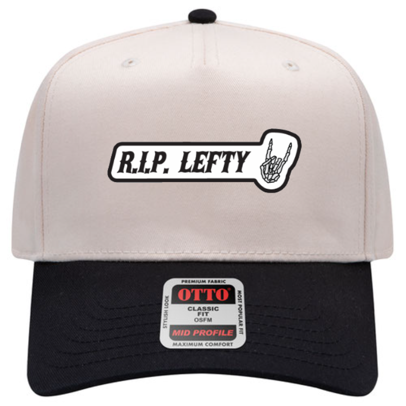Ruck For Lefty - Patch Baseball Hat.