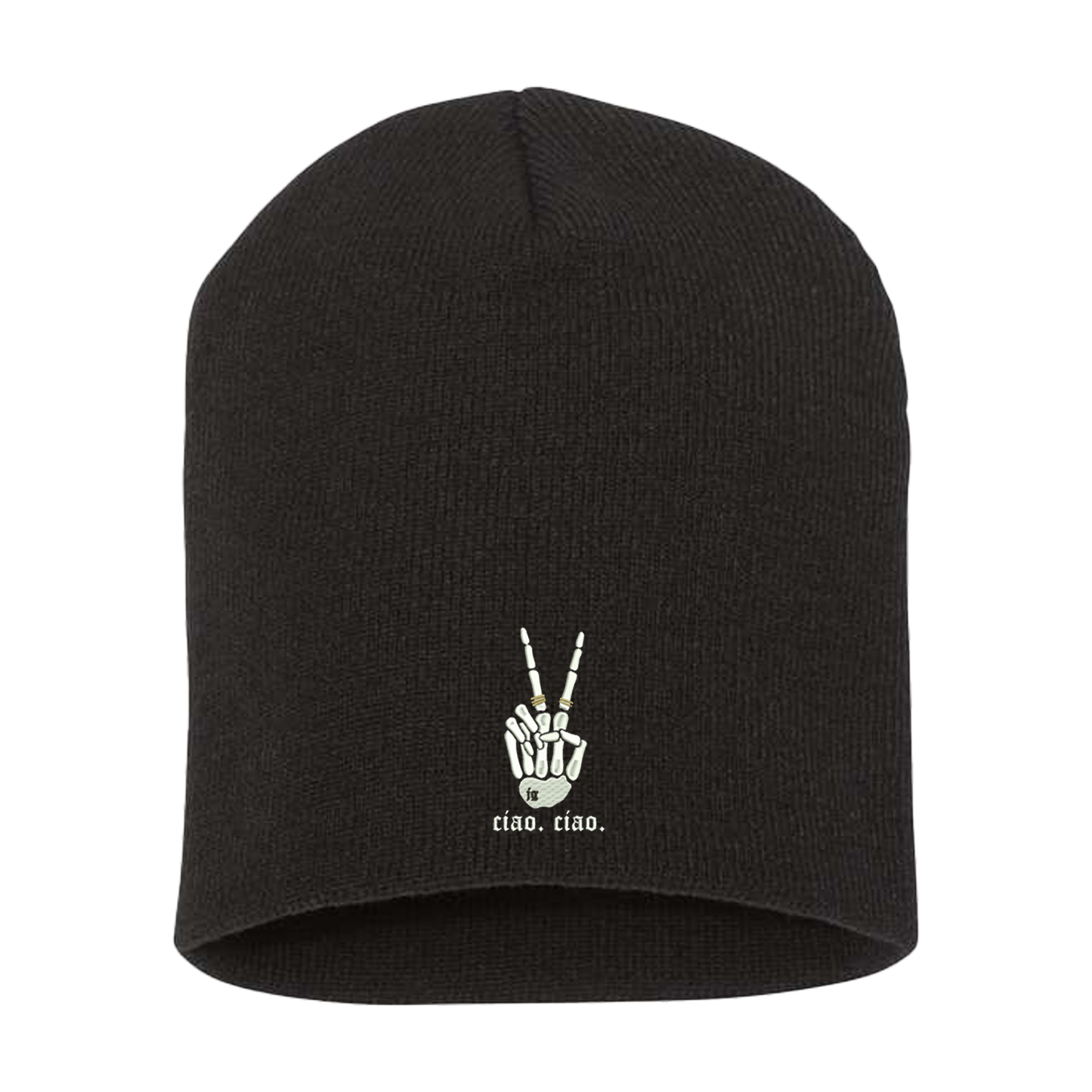 ciao. ciao. knit beanie.