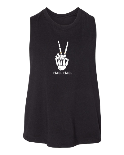 ciao. ciao. women's cropped tank