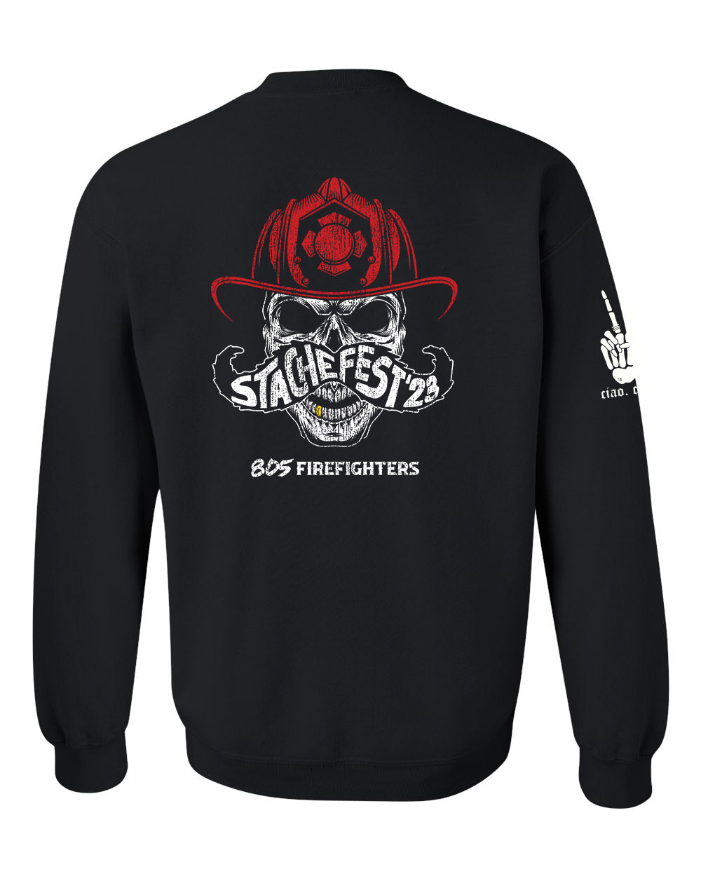 Stachefest 23' x ciao. ciao. crewneck sweatshirt.