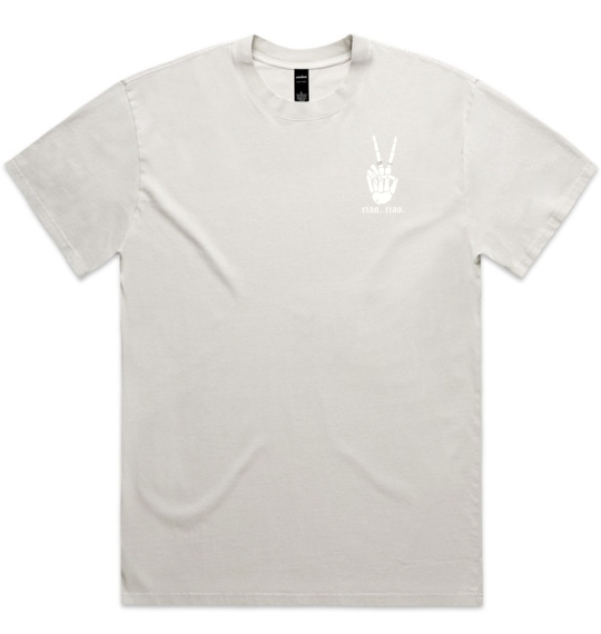 ciao. ciao. heavy faded tee.