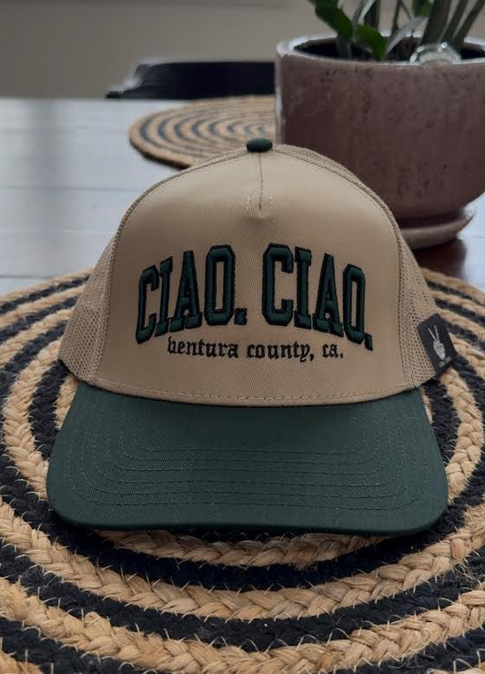ciao. ciao. ventura hat.