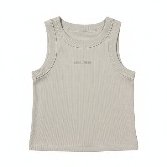 ciao. ciao. organic rib crop tank (Unlisted)
