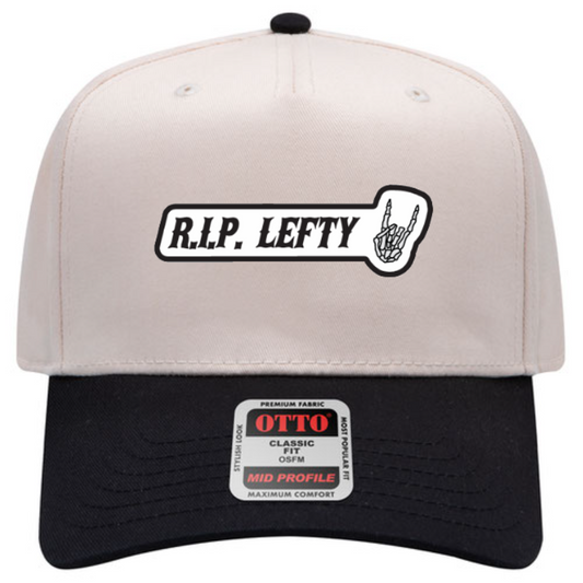 Ruck For Lefty - Patch Baseball Hat.